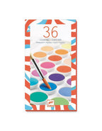 Boîte de 36 pastilles de gouache