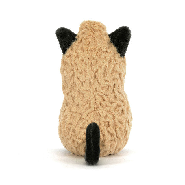 Amuseables peanut cat - peluche cacahuète chat