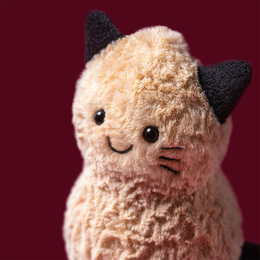 Amuseables peanut cat - peluche cacahuète chat