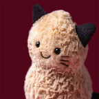 Amuseables peanut cat - peluche cacahuète chat