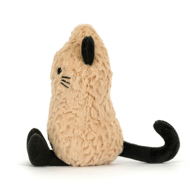 Amuseables peanut cat - peluche cacahuète chat