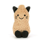 Amuseables peanut cat - peluche cacahuète chat
