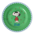 Assiette SNOOPY "YOU ARE SO COOL verte