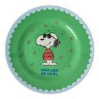 Assiette SNOOPY "YOU ARE SO COOL verte