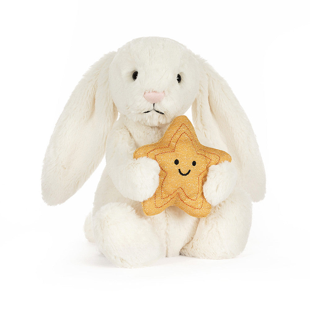 Peluche Cream Bunny with Star Arthur mon héros