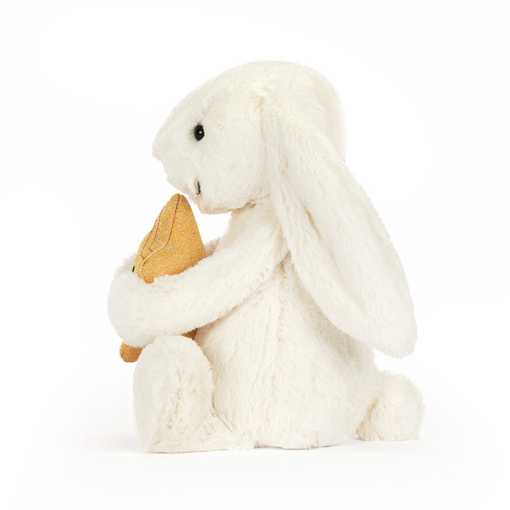 Peluche Cream Bunny with Star Arthur mon héros