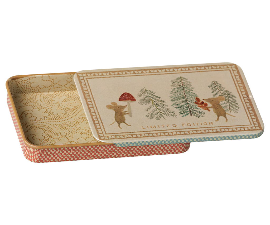 PETITE BOITE EN METAL COULISSANTE - SOURIS