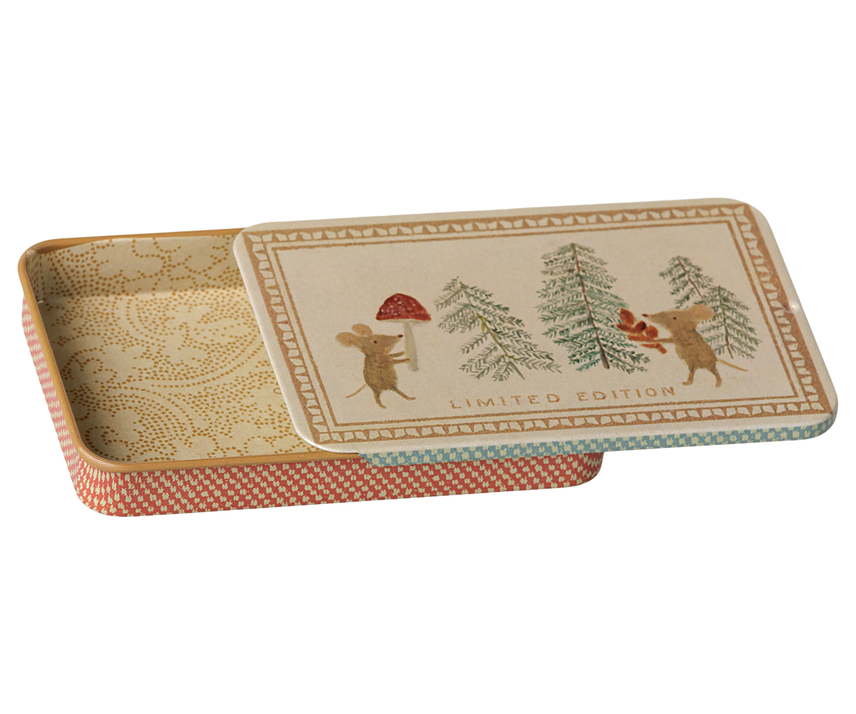PETITE BOITE EN METAL COULISSANTE - SOURIS