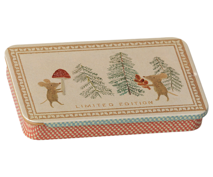 PETITE BOITE EN METAL COULISSANTE - SOURIS