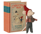 BEBE SOURIS DE NOËL DANS SON COFFRET LIVRE