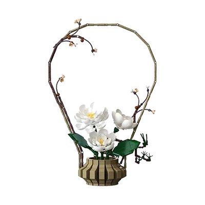 ORIENTAL FLORAL ART - WINTER SILENCE