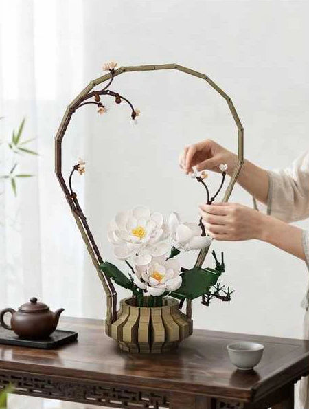 ORIENTAL FLORAL ART - WINTER SILENCE