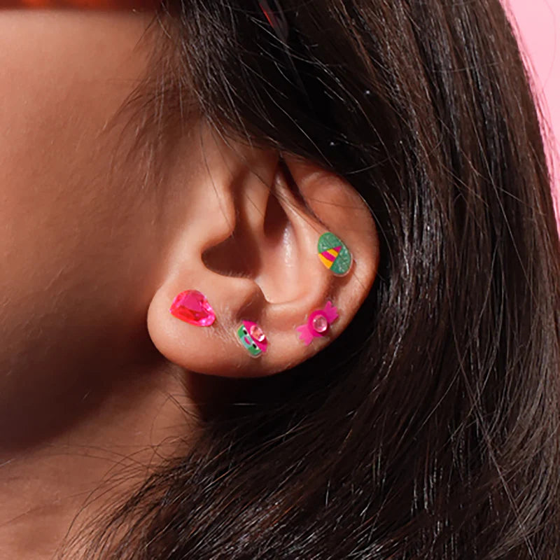 Lily earring - Boucles d'oreilles autocollantes
