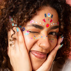 Face Stickers Flowers - Gommettes autocollantes pour le visage