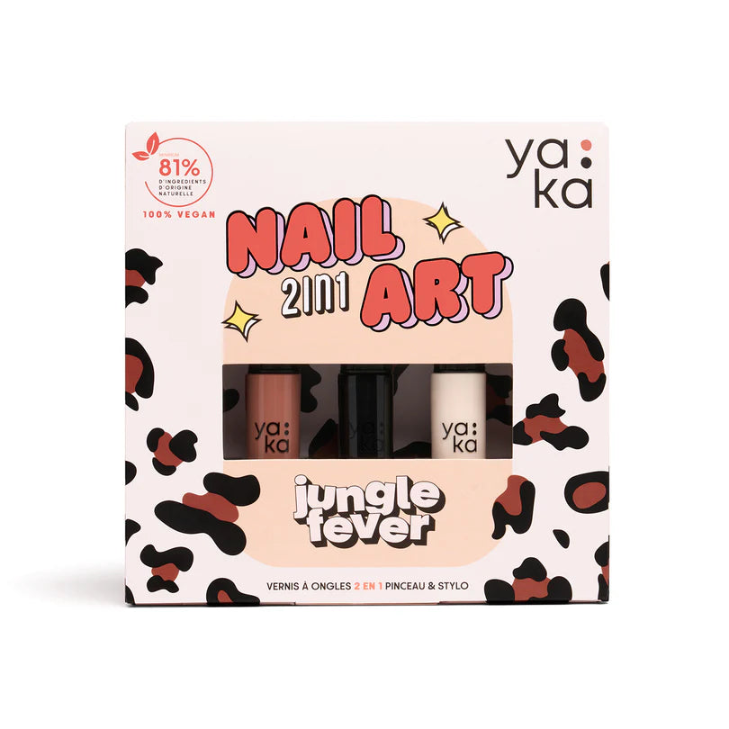 Coffret vernis à ongles 2 en 1 - Jungle Fever