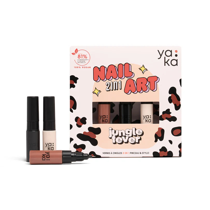 Coffret vernis à ongles 2 en 1 - Jungle Fever