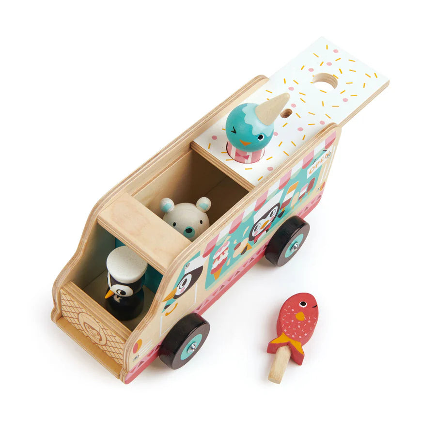 Le camion de glaces du pingouin