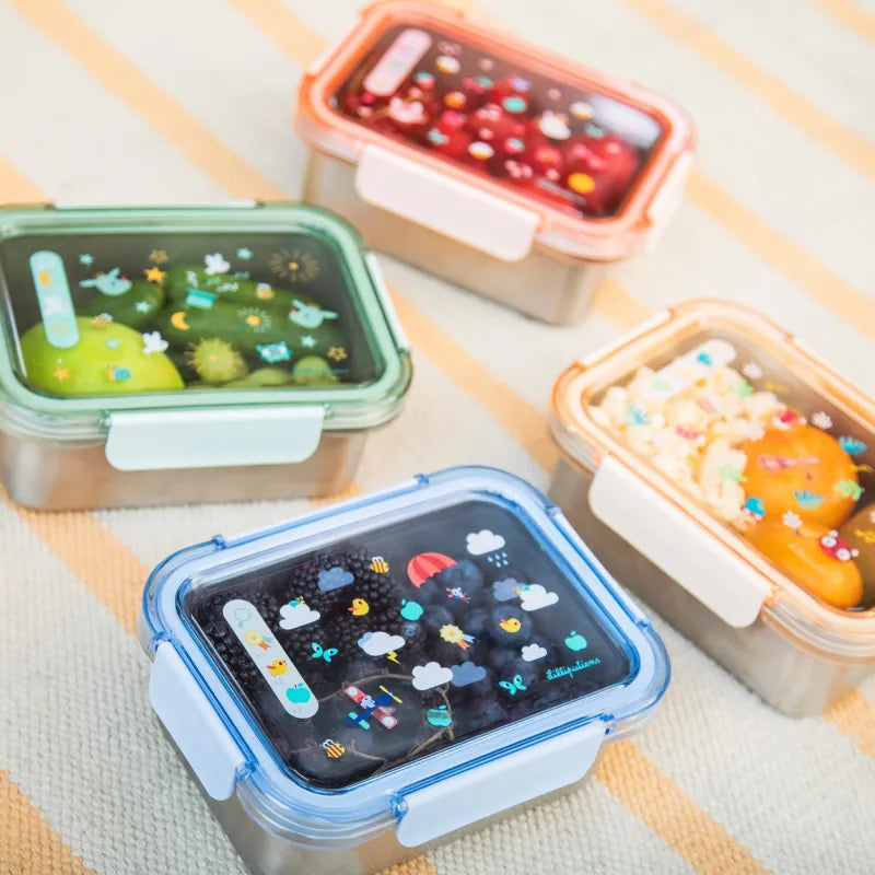 Lunch Box en inox « Jeanne le chat »