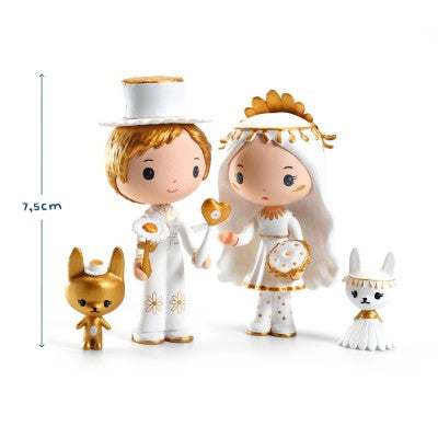 Figurines Marguerite & Léopold - Les mariés Tinyly