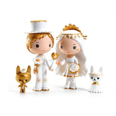 Figurines Marguerite & Léopold - Les mariés Tinyly