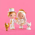 Marguerite & Léopold - les mariés - figurinesTinyly