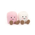 Peluche Chamallows - Amuseables Pink and White Marshmallows