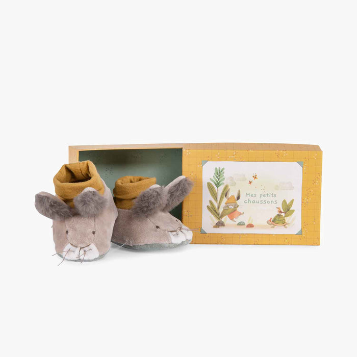 Coffret chaussons "Trois Petits Lapins"