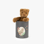 Peluche ours Arthur dans sa jolie boîte