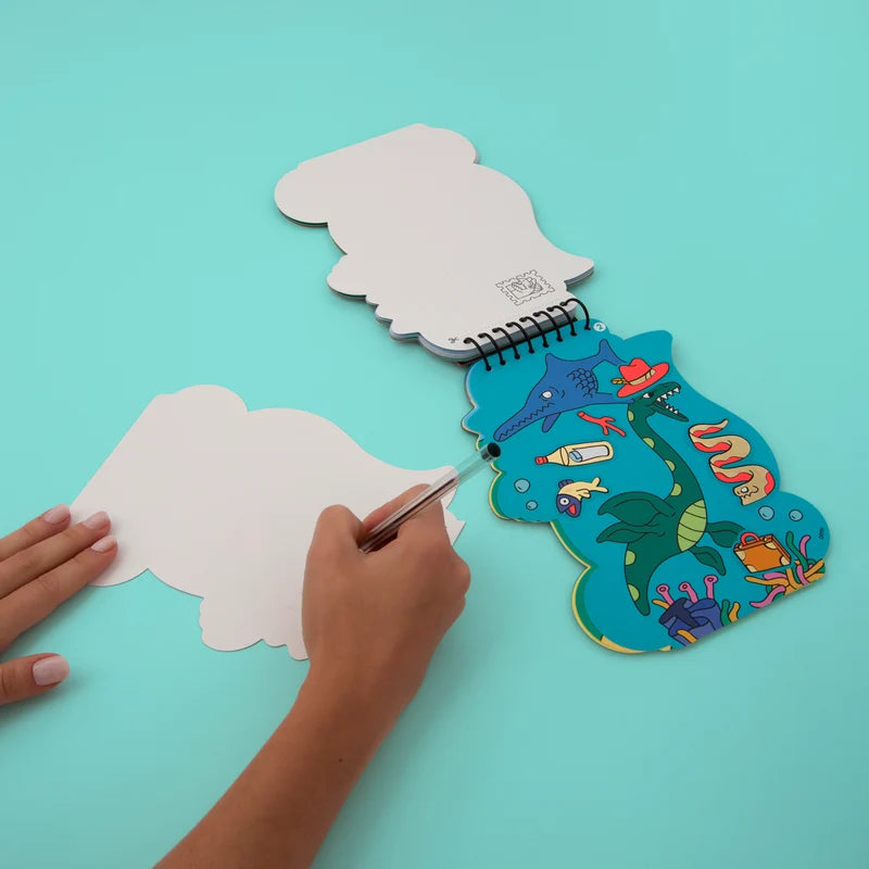 Carnet d'activités et stickers DINO