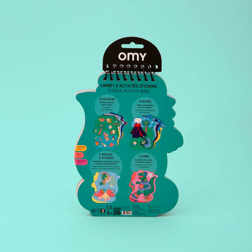 Carnet d'activités et stickers DINO