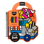 Carnet de coloriage et stickers Yummy