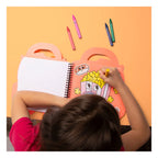 Carnet de coloriage et stickers Yummy