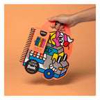 Carnet de coloriage et stickers Yummy