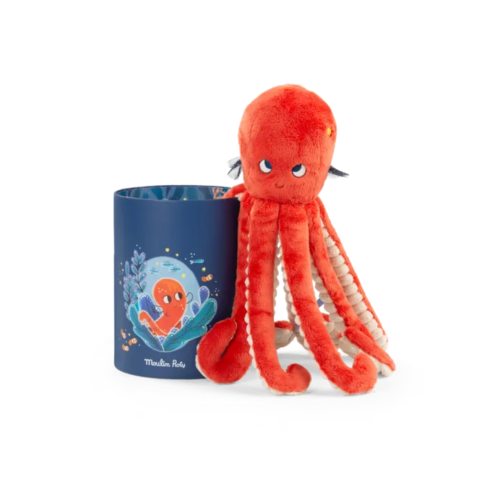 Poupée poulpe Paulie et son coffret