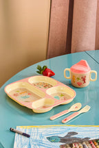 Coffret cadeau - Set repas bébé en mélamine « Coral Ocean » – Coffret cadeau