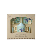 Coffret cadeau - Set repas bébé en mélamine « Bleu Océan » – Coffret cadeau