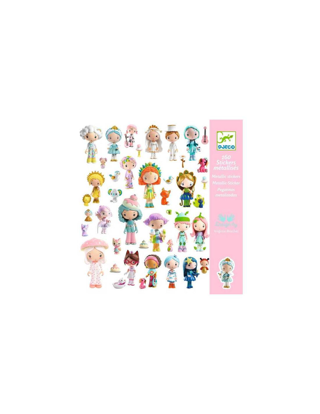 Stickers métallisés - Le Petit Monde des Tinyly