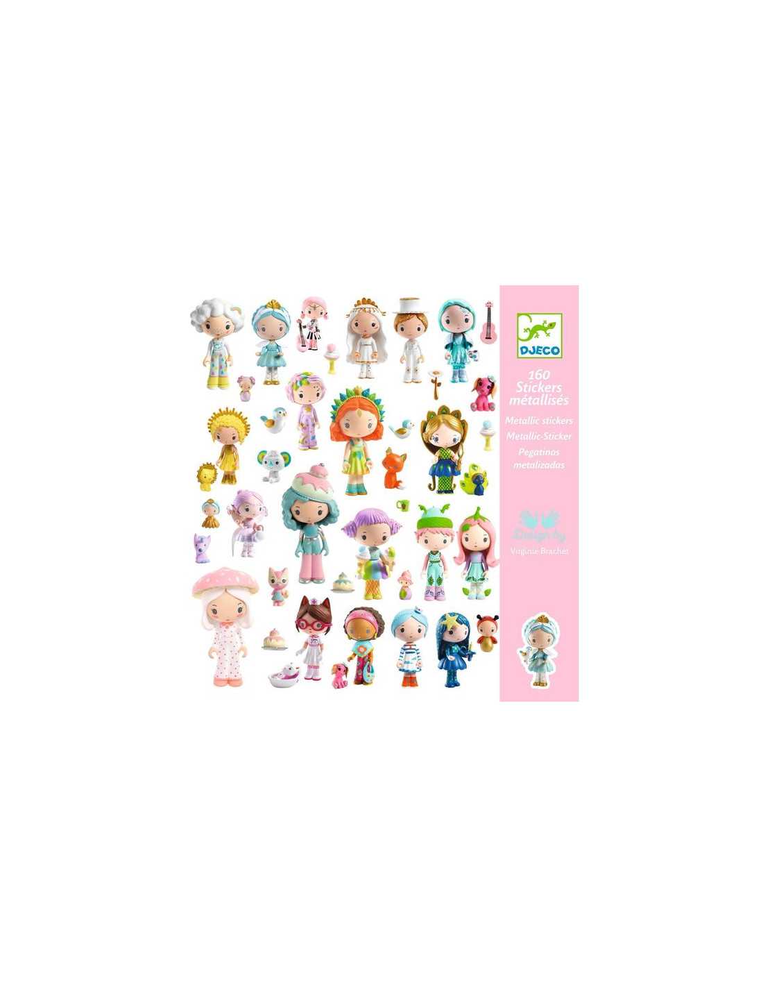 Stickers métallisés - Le Petit Monde des Tinyly