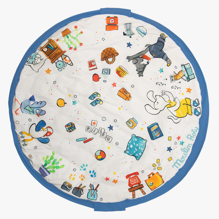 Tapis de jeux et sac de rangement Puce & Pilou