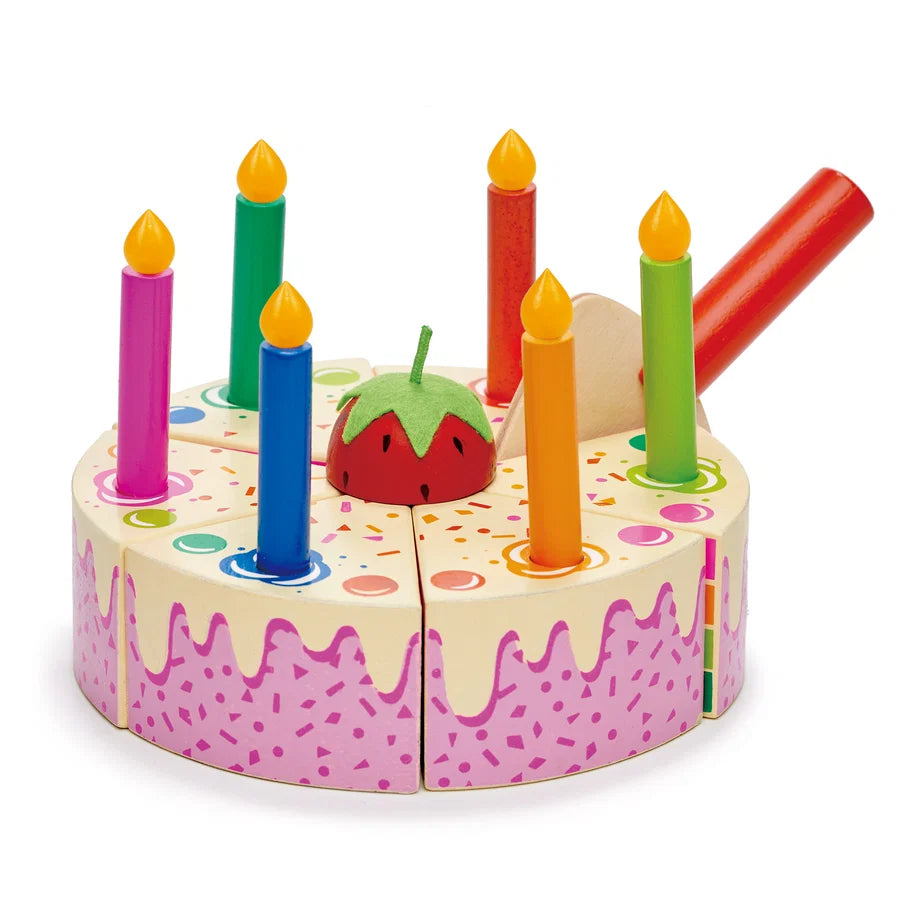 Gâteau d'anniversaire arc-en-ciel