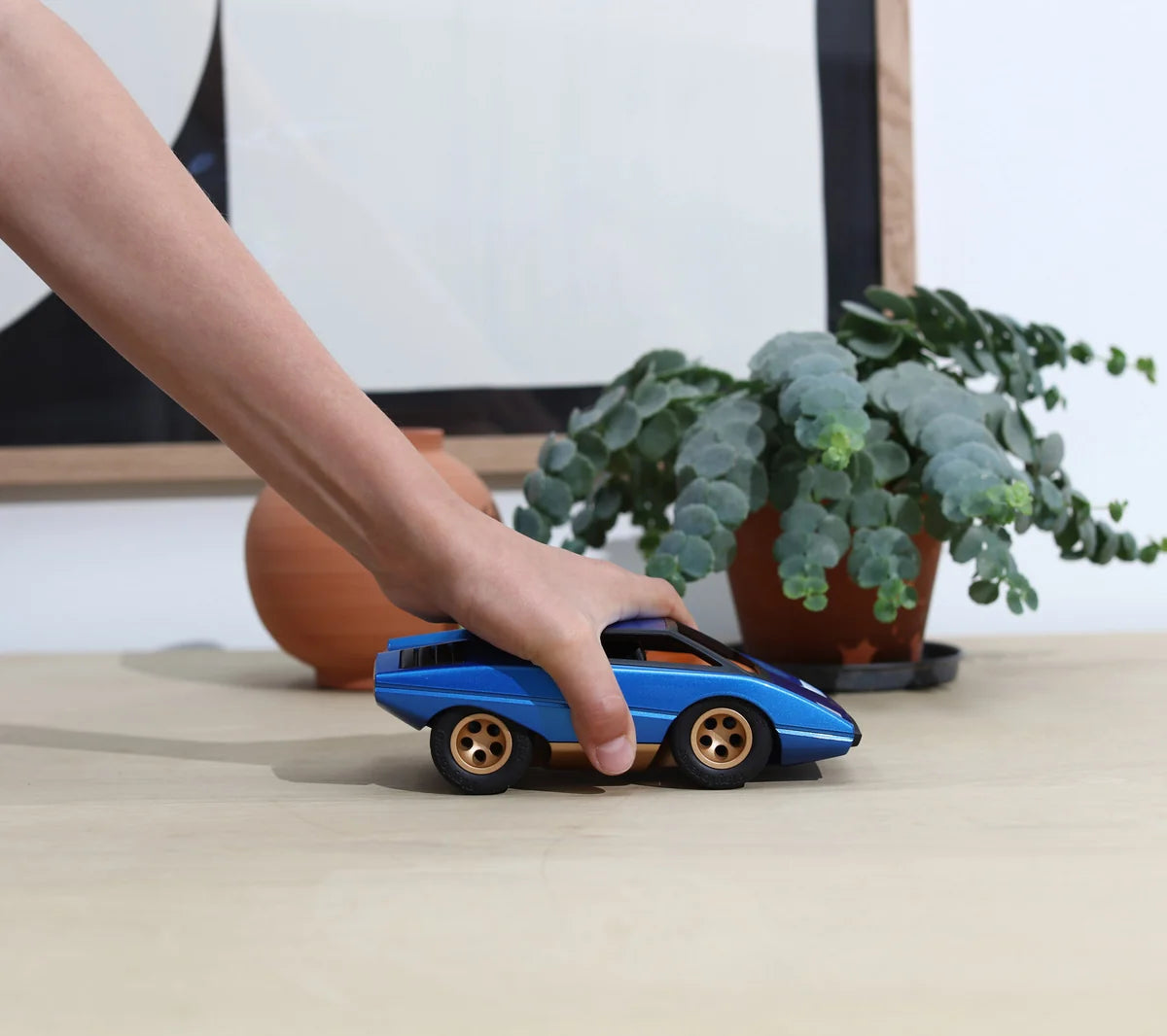 VOITURE UFO LEONESSA BLEUE