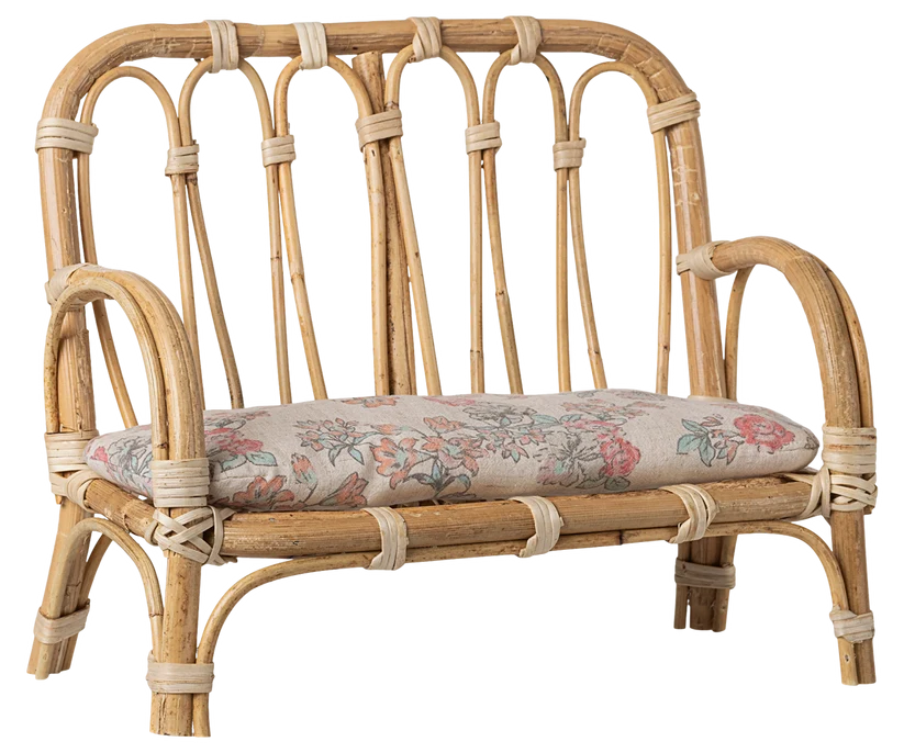 Banc en rotin large