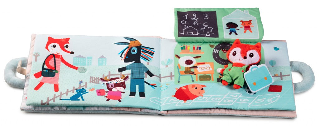 Livre tissu Bonjour Petit Renard