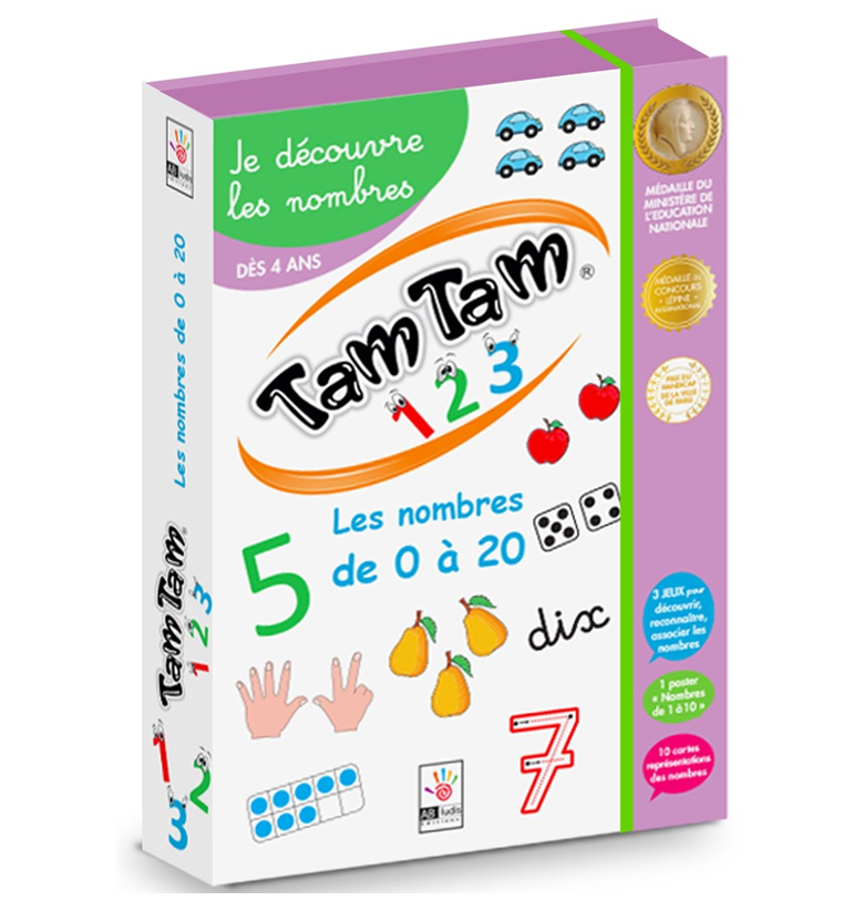 Coffret Tam Tam 123 - Je découvre les nombres