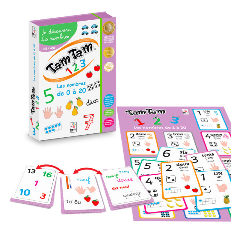 Coffret Tam Tam 123 - Je découvre les nombres