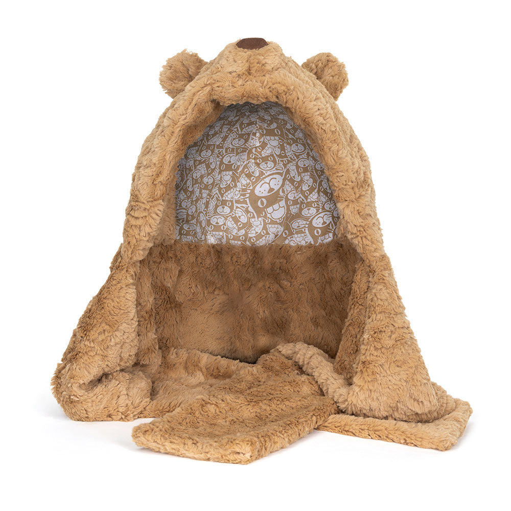 Echarpe à capuche Bartholomew Bear Bundlesnug