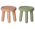Ensemble de tabourets souris, rose et menthe