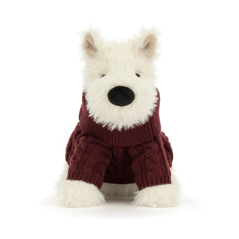 Munro Scottie dog Peluche chien Winter Jumper
