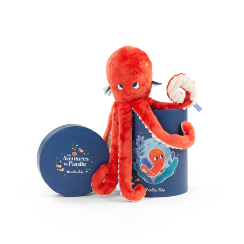 Poupée poulpe Paulie et son coffret