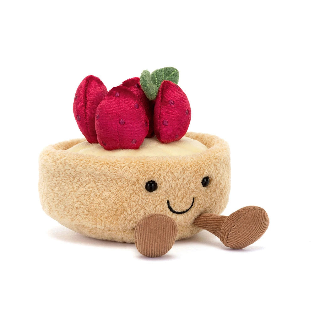 Peluche Fleurette Tarte aux Fraises